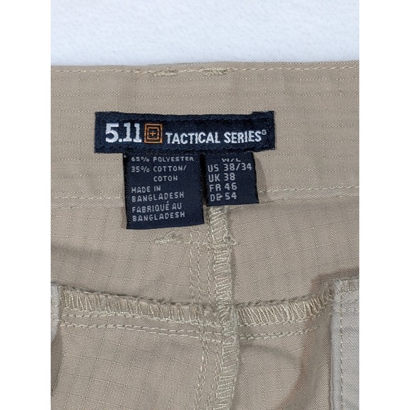511 5.11 Tactical Stryke Pants Pant Men 38x34 Beige Tan Gorp Utility Knee Flex - Picture 8 of 9